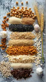 6. Legumes and Lentils (Chana, Daal, Rajma)