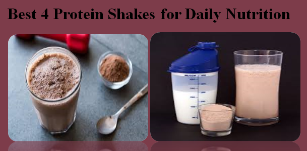 Best 4 Protein Shakes for Daily Nutrition